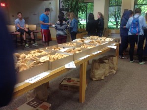 Hundreds of Bagels