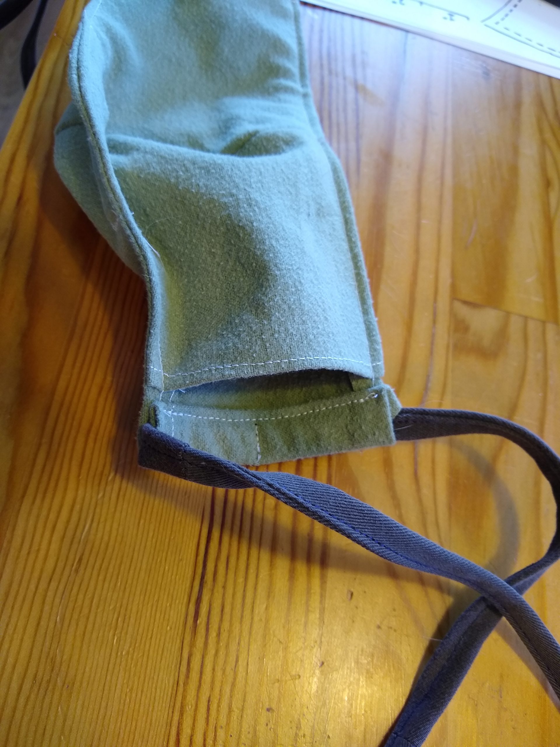 cloth mask with filter pocket
